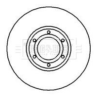 BORG & BECK Тормозной диск BBD4234